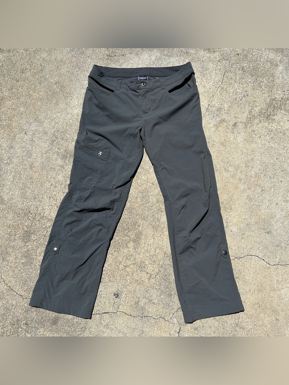 Patagonia Quandary Pants Womens size 6 Gray DWR 40-SPF